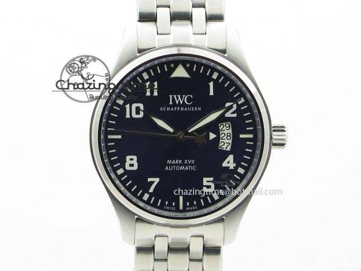 MIROTIME 0428 MoistureWicking Portofino Automatic RG IW356522 FKF 1:1 Best Edition Blue Dial on Black Croco Strap A 7109